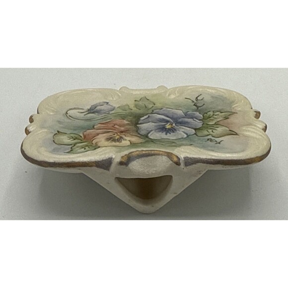 Vintage Hand Painted Signed “Arlene Webb” Freestanding Ceramic Plaque 4”x3” - Picture 12 of 13